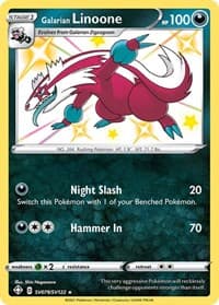 Galarian Linoone - Shining Fates: Shiny Vault - Pokemon card