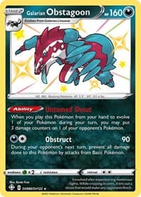 Galarian Obstagoon - Shining Fates: Shiny Vault - Pokemon card