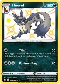 Thievul - Shining Fates: Shiny Vault - Pokemon card