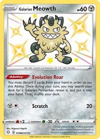 Galarian Meowth - Shining Fates: Shiny Vault - Pokemon card