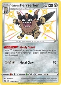 Galarian Perrserker - Shining Fates: Shiny Vault - Pokemon card