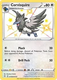 Corvisquire - Shining Fates: Shiny Vault - Pokemon card