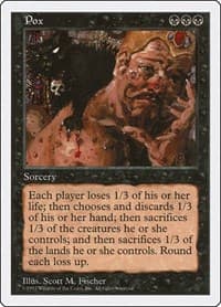 Pox - Fifth Edition - Magic: The Gathering card