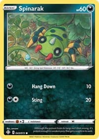 Spinarak - Shining Fates - Pokemon card