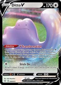 Ditto V - Shining Fates - Pokemon card