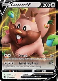 Greedent V - Shining Fates - Pokemon card
