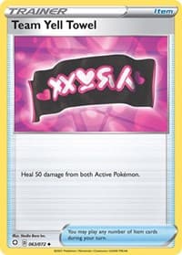 Team Yell Towel - Shining Fates - Pokemon card