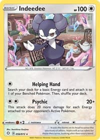 Indeedee - Shining Fates - Pokemon card