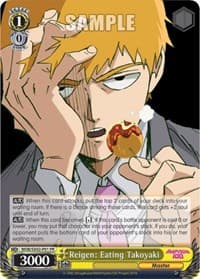 Reigen: Eating Takoyaki - Mob Psycho 100 - Weiss Schwarz card