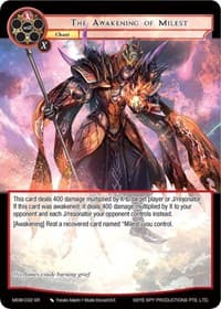 The Awakening of Milest - The Magic Stone War - Zero - Force of Will card