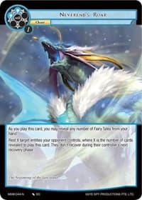 Neverend's Roar - The Magic Stone War - Zero - Force of Will card
