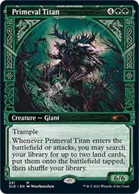 Primeval Titan (221) - Secret Lair Drop Series - Magic: The Gathering card