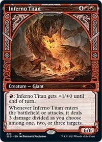 Inferno Titan - Secret Lair Drop Series - Magic: The Gathering card