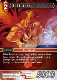 Rubicante - Opus XIII: Crystal Radiance - Final Fantasy TCG card