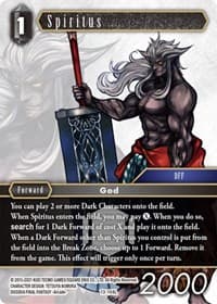Spiritus - Opus XIII: Crystal Radiance - Final Fantasy TCG card