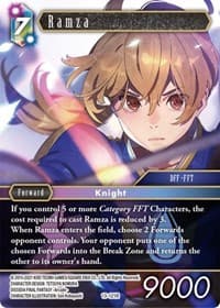 Ramza - Opus XIII: Crystal Radiance - Final Fantasy TCG card