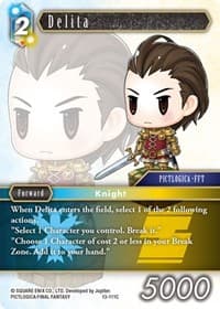 Delita - Opus XIII: Crystal Radiance - Final Fantasy TCG card