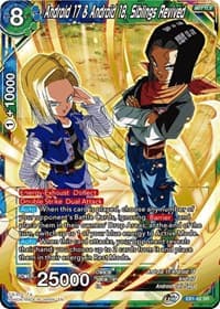 Android 17 & Android 18, Siblings Revived - Battle Evolution Booster - Dragon Ball Super: Masters card