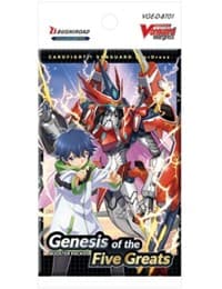 Genesis of the Five Greats Booster Pack - D-BT01: Genesis of the Five Greats - Cardfight Vanguard card