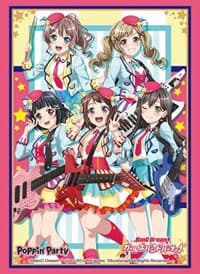 Bushiroad Sleeve Collection HG Vol.2762: BanG Dream! Girls Band Party! - Poppin'Party (60-Pack) - Bushiroad Card Sleeves - Card Sleeves card