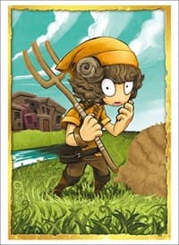 Bushiroad Sleeve Collection HG Vol.2703: Usotsuki Jinrou - Villager (60-Pack) - Bushiroad Card Sleeves - Card Sleeves card