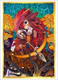 Bushiroad Sleeve Collection HG Vol.2712: Usotsuki Jinrou - Hunter (60-Pack) - Bushiroad Card Sleeves - Card Sleeves card