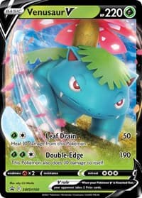 Venusaur V - SWSH100 - SWSH: Sword & Shield Promo Cards - Pokemon card