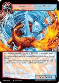 Spirits of Fire and Water - The Magic Stone War - Zero - Force of Will card