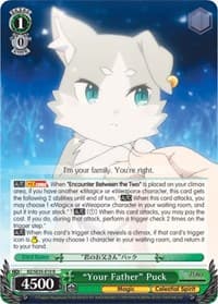 "Your Father" Puck - Re:ZERO: The Frozen Bond - Weiss Schwarz card