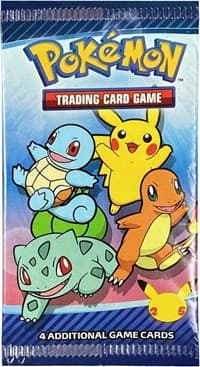 McDonald's 25th Anniversary Booster Pack - McDonald's 25th Anniversary Promos - Pokemon card