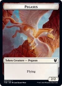 Pegasus // Shark Double-Sided Token (Challenger 2021) - Unique and Miscellaneous Promos - Magic: The Gathering card