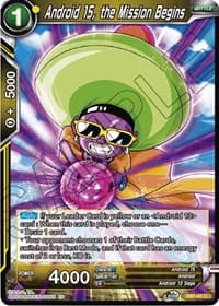 Android 15, the Mission Begins - Battle Evolution Booster - Dragon Ball Super: Masters card