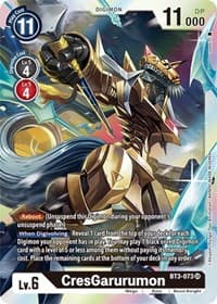 CresGarurumon - Release Special Booster 1.5 - Digimon Card Game card