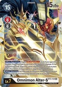 Omnimon Alter-S (Secret Rare) - Release Special Booster 1.5 - Digimon Card Game card