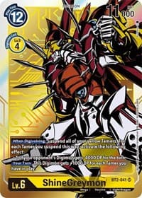 ShineGreymon (Alternate Art) - Release Special Booster 1.5 - Digimon Card Game card