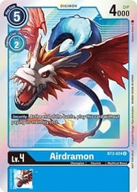 Airdramon (Box Topper) - Release Special Booster 1.5 - Digimon Card Game card