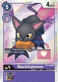 BlackGatomon (Box Topper) - Release Special Booster 1.5 - Digimon Card Game card