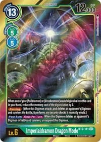 Imperialdramon Dragon Mode (Secret Rare) (Alternate Art) - Release Special Booster 1.5 - Digimon Card Game card