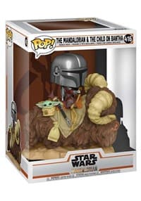 Mandalorian: The Mandalorian & The Child on Bantha - Pop! Vinyl - Funko card