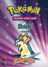 Neo Destiny Theme Deck - "Dark" - Neo Destiny - Pokemon card