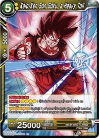 Kaio-Ken Son Goku, a Heavy Toll - Battle Evolution Booster - Dragon Ball Super: Masters card