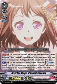 Sparkly Stage, Kasumi Toyama - V-TB01: BanG Dream! FILM LIVE - Cardfight Vanguard card