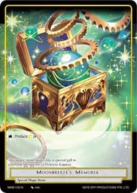 Moonbreeze's Memoria - The Magic Stone War - Zero - Force of Will card