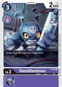 DemiDevimon - P-017 - Digimon Promotion Cards - Digimon Card Game card