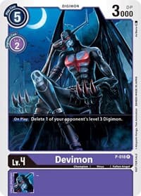 Devimon - P-018 - Digimon Promotion Cards - Digimon Card Game card