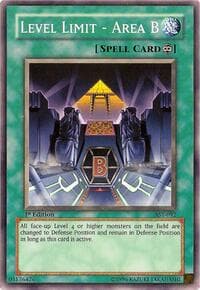 Level Limit - Area B - Ancient Sanctuary - YuGiOh card