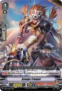 Savage Trooper - V-SS07: Clan Selection Plus Vol.1 - Cardfight Vanguard card