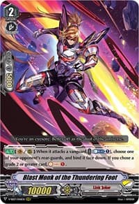 Blast Monk of the Thundering Foot - V-SS07: Clan Selection Plus Vol.1 - Cardfight Vanguard card