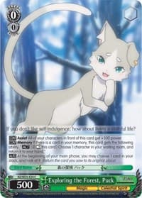 Exploring the Forest, Puck - Re:ZERO: The Frozen Bond - Weiss Schwarz card