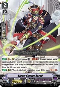 Steam Gunner, Zayed - V-SS07: Clan Selection Plus Vol.1 - Cardfight Vanguard card